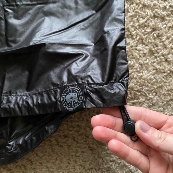 Canada Goose Black Windbreaker Parka Jacket Sz Small - Picture 12 of 16